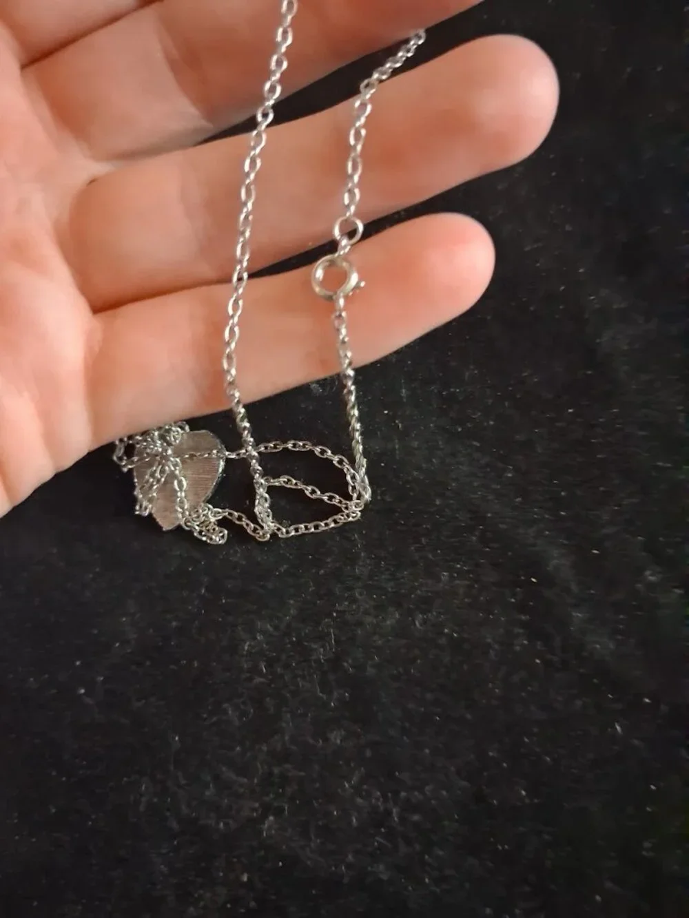 18 inch Religious Heart necklace